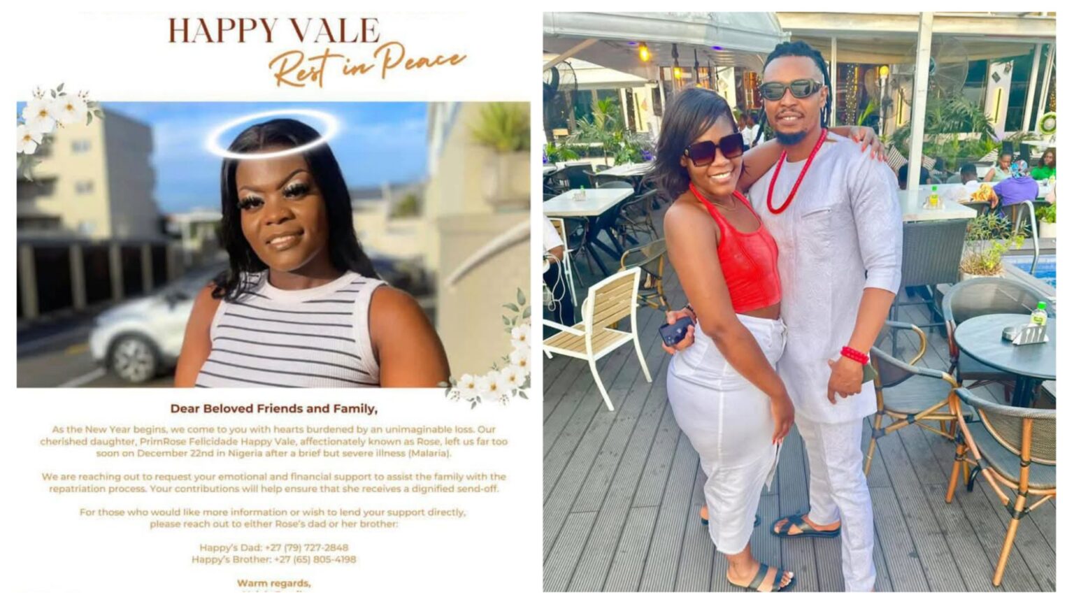 BIOGRAPHY: Primrose Felicidade Happy Vale Death Sparks Controversy on Social Media - Ordinary Being